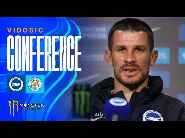 Vidosic's Leicester Press Conference | League Cup Is A Chance For Silverware