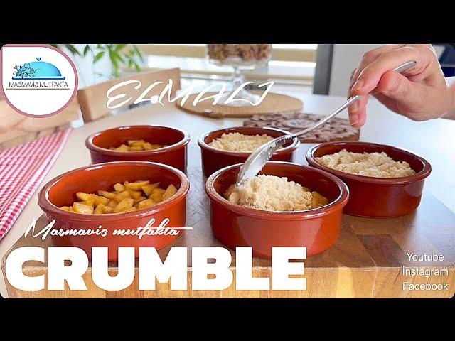 LEZZET BOMBASINEFİS ELMALI CRUMBLE ️Yumurta Yok|Çok Pratik #crumble