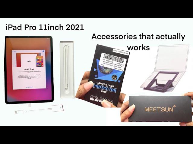 IPad Pro 2021 Generation 3 unboxing & accessories