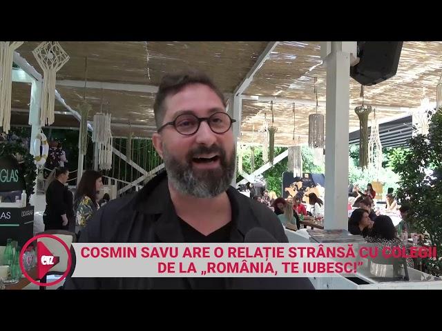 Cosmin Savu are o relație strânsă cu colegii de la „România, te iubesc!”