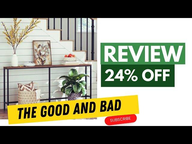 Prebo Console Table Review - 17 Stories - Wayfair - Real People Never Lie - Habib 1 Reviews