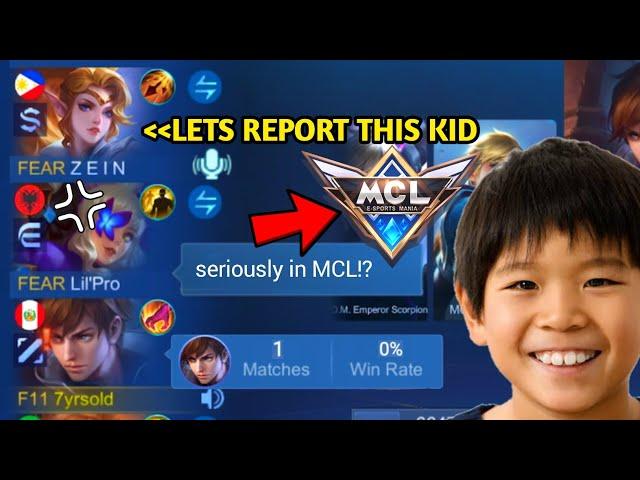 I PRETEND KID IN MCL GONE WRONG!! THEY ACTUALLY REPORTED ME 