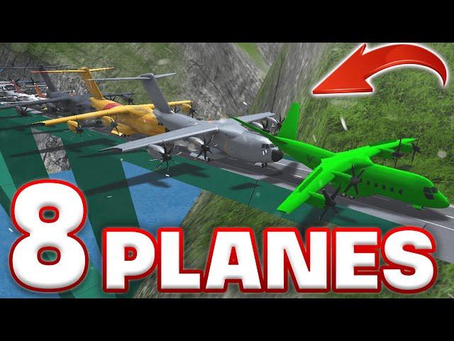 I Landed ALL Turboprop FS Planes On ONE BRIDGE | Turboprop Flight Simulator