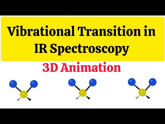 Vibrational Transitions ll IR Spectroscopy ll 3D Animation ll SG Pharma