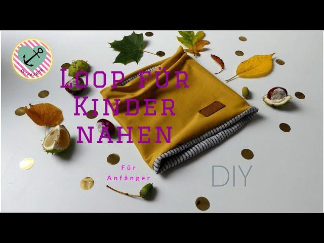 DIY Wendeloop für Kinder nähen | Ohne Schnittmuster | Nähen für Anfänger |  Nähanleitung