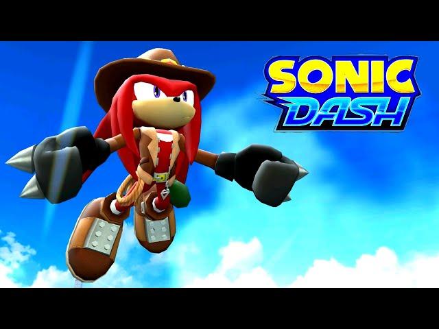 Sonic Dash -  NEW CHARACTER - TREASURE HUNTER KNUCKLES (HD, Widescreen)