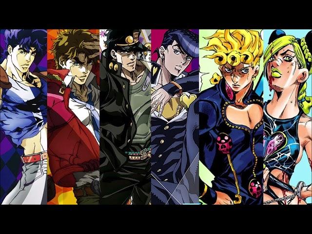 Jojo's Bizarre Adventure All OPs (1-10) | HQ Audio