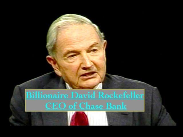 Billionaire David Rockefeller Interview 1998