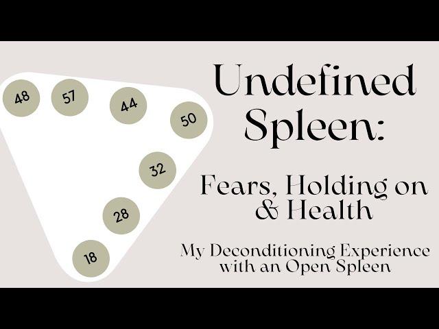 Human Design: Open Spleen Experiences