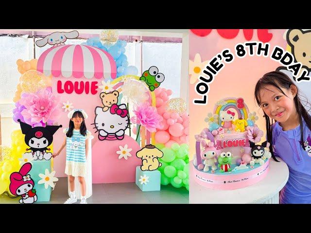 LOUIE'S 8TH SANRIO THEMED BIRTHDAY PARTY! PART 1 | AustriaFamilyVlogs