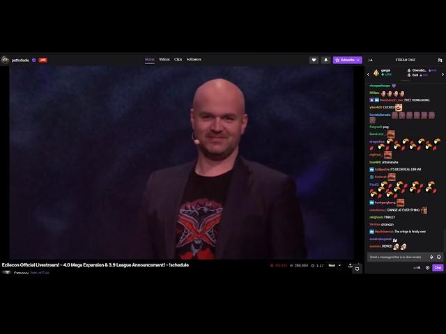 Path of Exile 2 Announcement Twitch Reaction