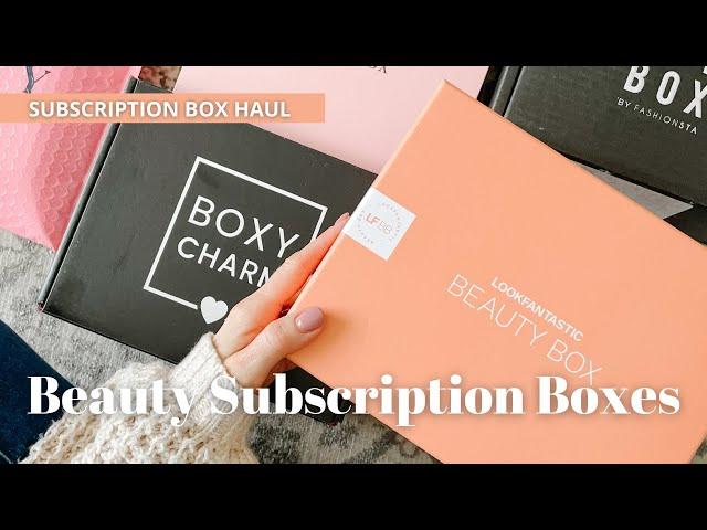 Subscription Box Haul: 5 Beauty Boxes You NEED to Try in 2021