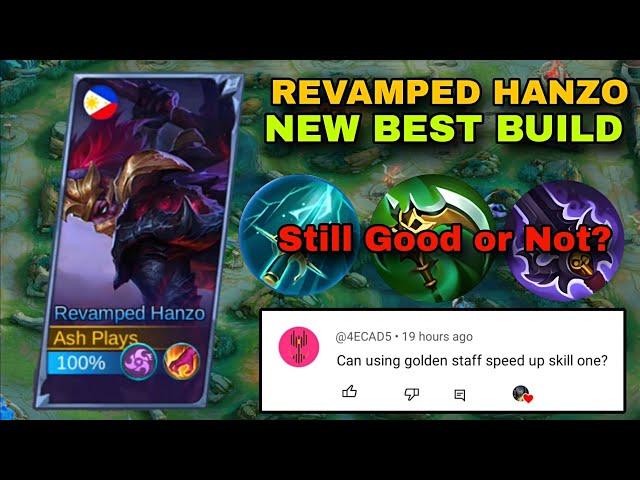 REVAMPED HANZO NEW BEST BUILD!! ( Attack speed still good or not?)