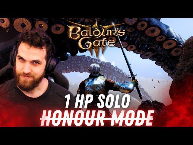 Baldur's Gate 3 SOLO 1 HP CHALLENGE | HONOUR MODE DIFFICULTY | PART 10 | (PC 2024)
