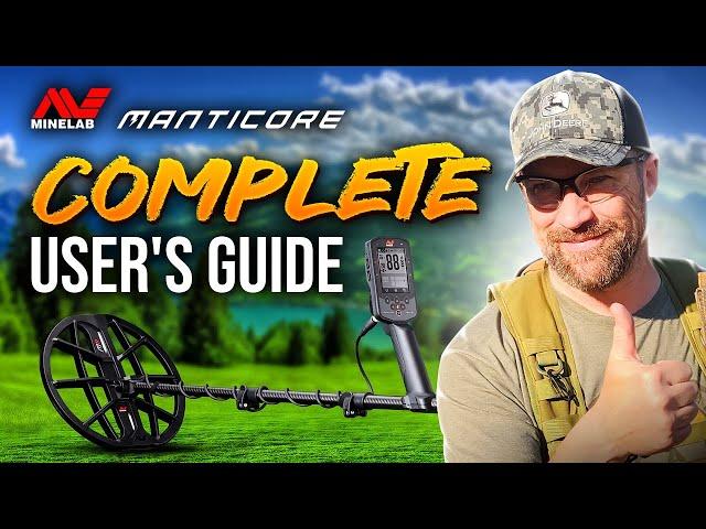 Minelab Manticore Full Users Guide Review Tips