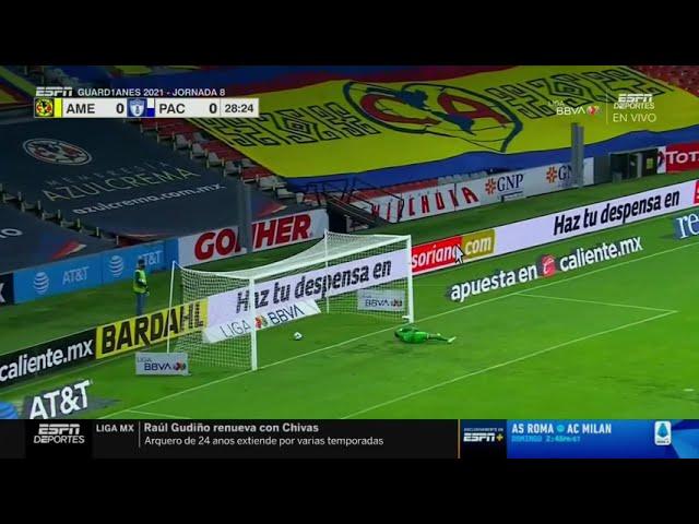 Gol de Media Cancha Richard Sanchez | America vs Pachuca 1-0 Jornada 8 Liga MX Clausura 2021 | 27/02