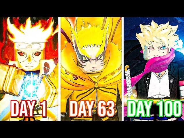 Spending 100 Days as the NARUTO GENERATIONS in Shindo Life.. - Roblox