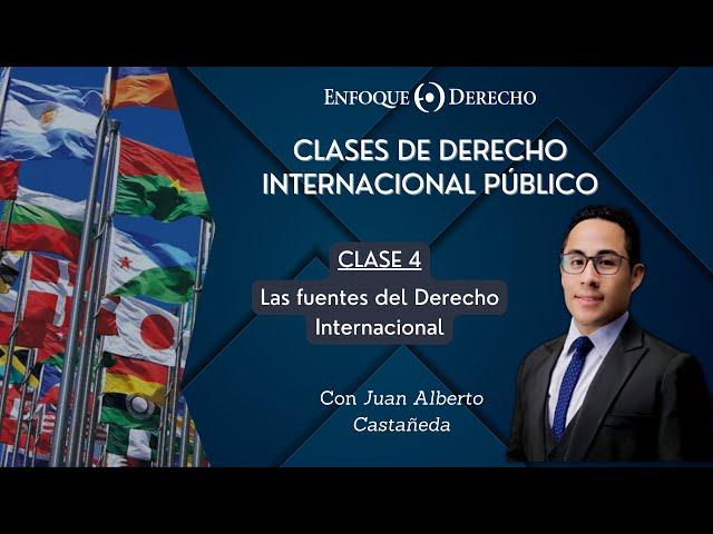 Clases de Derecho Internacional Público| Clase 4: Las fuentes del Derecho Internacional