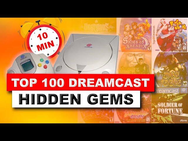 Top 100 Sega Dreamcast / DC Hidden Gems in 10 Minutes