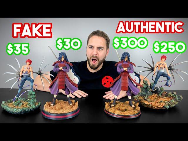 Bootleg VS Authentic   Madara Uchiha  & Sasori l Naruto Statue Unboxing l Fake / Recast