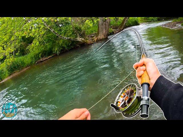 STREAMER FLY FISHING FOR GIANT BROWNS! || Best Day of Trout Fishing