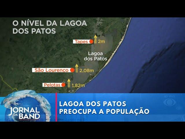 Nível da Lagoa dos Patos já está aumentando no Rio Grande do Sul | Jornal da Band