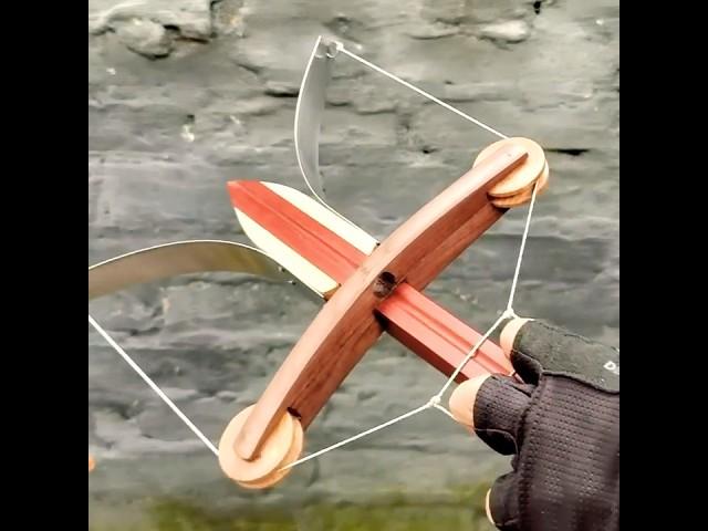 "CROSS ROCKET" Wooden Crossbow #crossbow   #shorts #viral