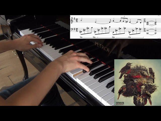 HAKEN - Nightingale: Piano Intro Cover (with score) | Victor Montiel #shorts #piano #Haken