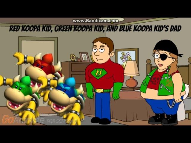 I Have Planned The Red Koopa Kid, Green Koopa Kid, And Blue Koopa Kid Gets Grounded Series