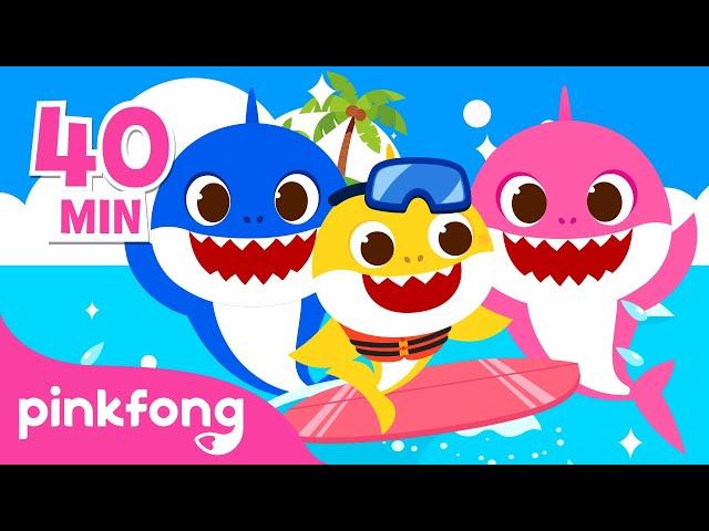 Que Calor, Já é Verão! | +Compilação | Pinkfong Canções para crianças