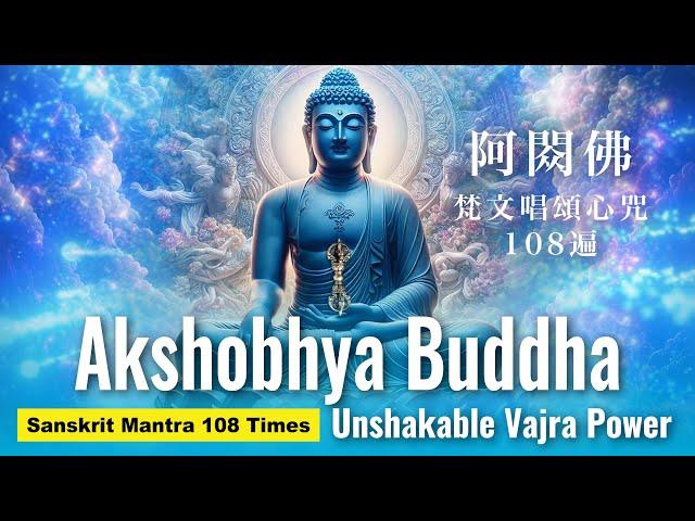 Akshobhya’s Power Mantra 108 Times in Sanskrit: Vajra Buddha - purifies all negative karma