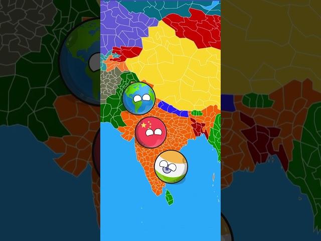 Which country is more stronger India or China?