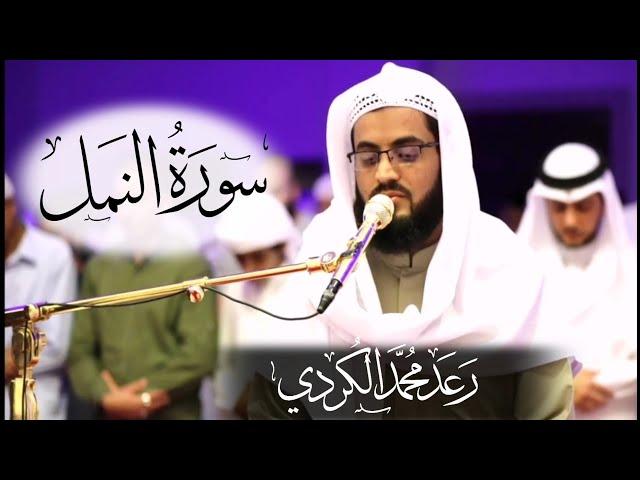 ۞تلاوة رائعة۞ للقارئ رعد محمد الكردي سورة النمل "كاملة"