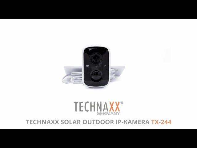 TECHNAXX SOLAR OUTDOOR IP-KAMERA TX-244 (DEUTSCH)