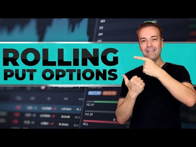 How to ROLL OVER PUT OPTIONS (for a Living) [How to ROLL a DEEP IN THE MONEY PUT OPTION]