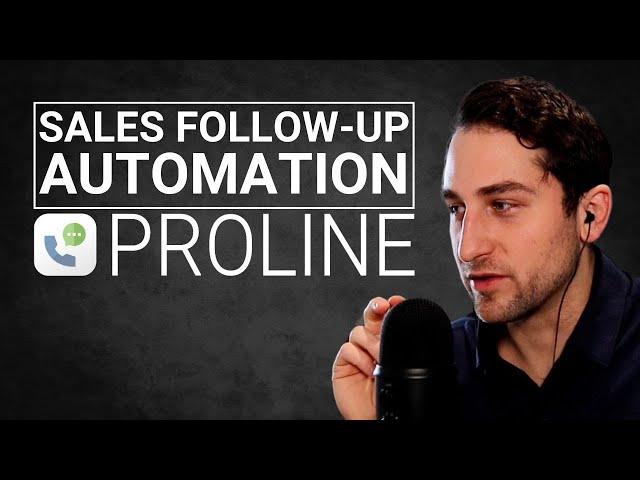 Roofing Sales Follow Up Automation in ProLine CRM [DEMO]