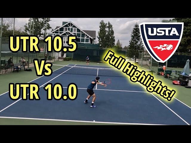 UTR 10.5 Vs. UTR 10 | USTA Men's Open Match Highlights