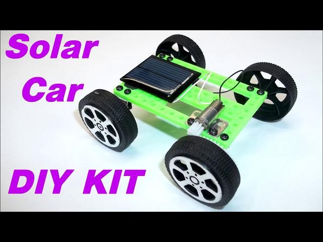 Solar Car DIY Kit - Product Review - Catnew Mini Solar Powered