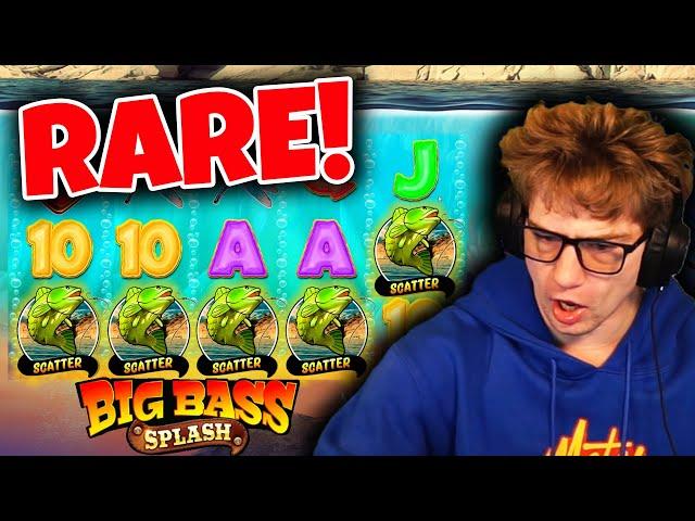 RARE 5 SCATTER! BIG BASS SPLASH