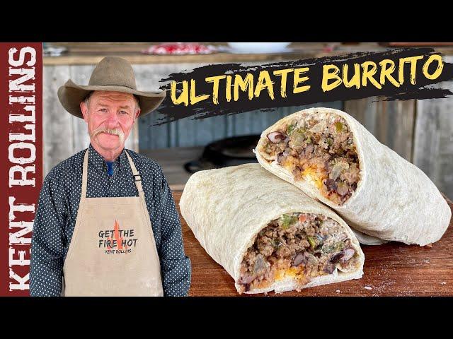 Ultimate Burrito | Stuffed Meat, Bean and Cheese Burrito