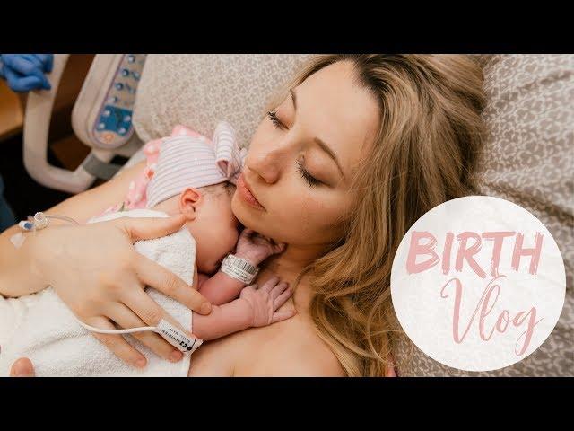 BABY GIRL'S BIRTH VLOG! // HOSPITAL BIRTH WITH EPIDURAL 2019 // Jessica Elle