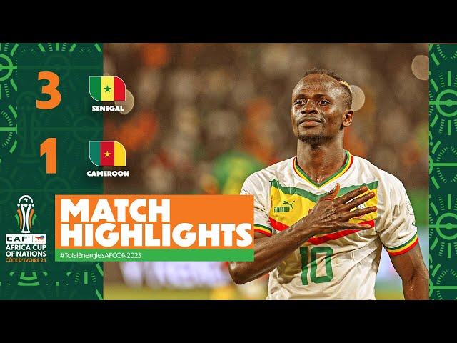 HIGHLIGHTS | Senegal  Cameroon #TotalEnergiesAFCON2023 - MD2 Group C