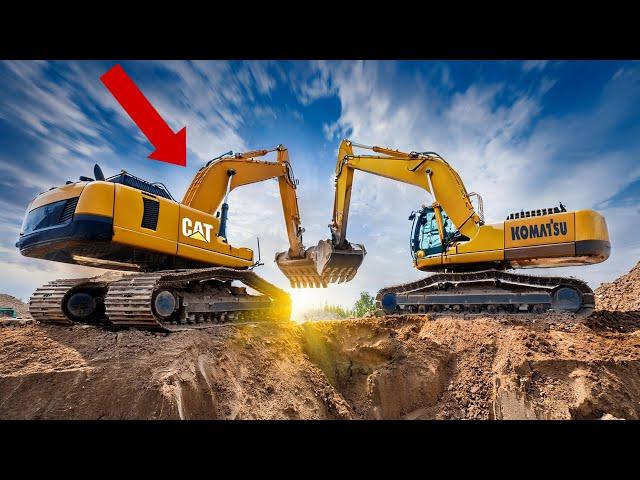 Caterpillar vs Komatsu: Who Makes the Best Excavator?