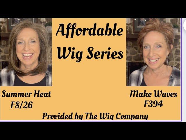 Affordable Wig Series - The Wig Company (Statements)- Summer Heat in F8/26 and Make Waves in F394