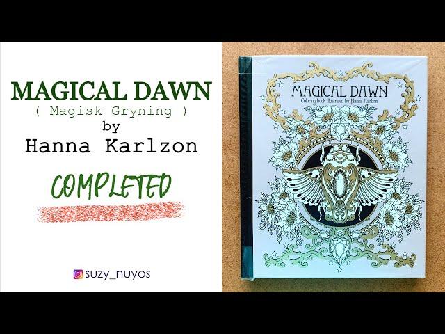 [Completed Coloring Book] Magical Dawn by Hanna Karlzon