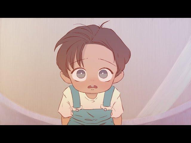 | colored| [ Short Animation ] "Everyday Life of Little Kookie" ep 01 - "milk" ( ft. Taehyung )