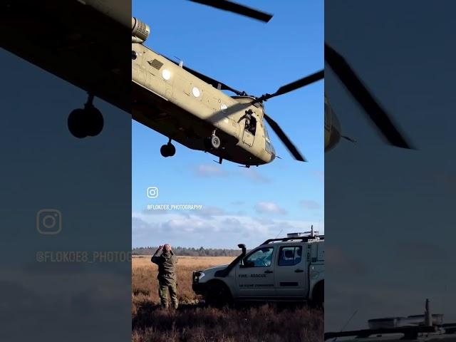 RNLAF Chinook CH-47F #chinook #chinookhelicopter #takeoff #reel #aviationvideo #aviationvideos