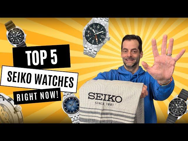 Top 5 Seiko Watches you can buy NOW!