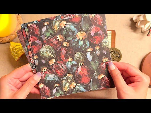 ASMR 2024 Merry Christmas theme #1 Aesthetic journaling scrapbooking Collage / Vintage stationery