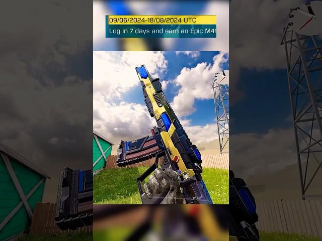 Free Epic M4 Blueprint with Unique ironsight in CoD Mobile!